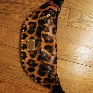 Cheetah print fanny pack